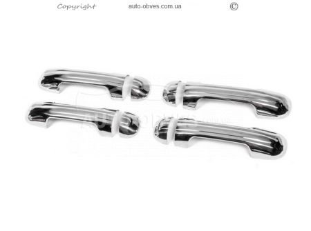 Chrome plated door handle trims Ford Connect 4 pcs фото 0