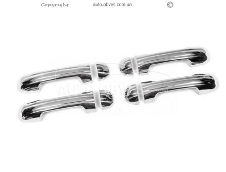 Chrome plated door handle trims Ford Connect 4 pcs фото 1