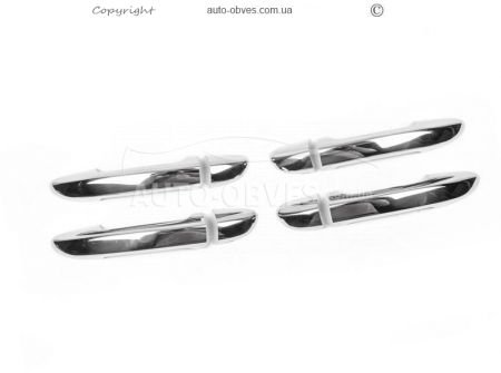 Covers for door handles Skoda Superb 2015-... stainless steel фото 1