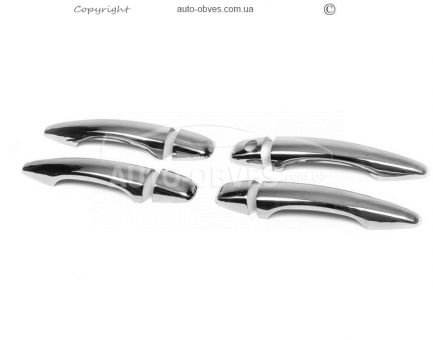 Накладки на дверні ручки Citroen С4 - тип: 4 шт фото 0