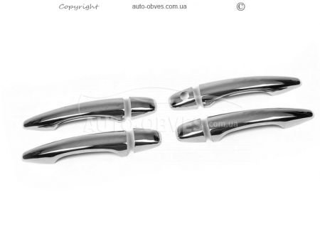 Накладки на дверні ручки Citroen С4 - тип: 4 шт фото 1