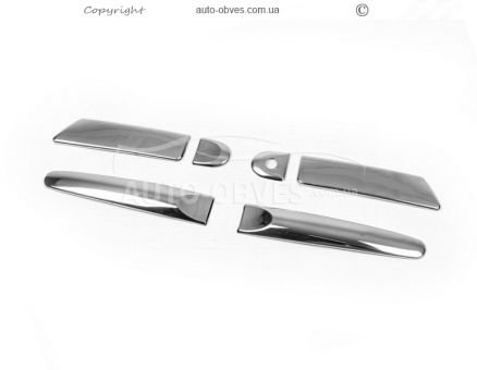 Накладки на дверні ручки Nissan Juke - тип: 4 шт фото 1