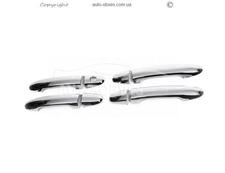 Накладки на дверні ручки Hyundai Santa Fe - тип: не чіповані фото 0
