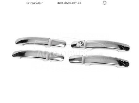 Covers for door handles Ford Mondeo 2008-2014, stainless steel фото 1