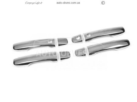 Накладки на дверні ручки Lexus LX570 - тип: під чіп фото 0