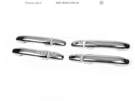 Накладки на дверные ручки Mercedes Vito, V-class, 4 шт, под чип фото 0