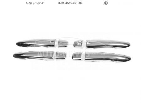 Накладки на дверные ручки Renault Kadjar - под чип фото 1