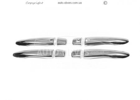 Covers for door handles Nissan X-Trail 2014-2017, 4 pcs for a chip фото 1