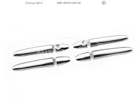 Накладки на дверные ручки с полоской Mercedes Sprinter 2006-2013-… фото 0