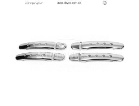 Covers for door handles Skoda Fabia 4 pcs with perforation фото 1