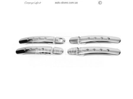 Накладки на дверні ручки Skoda Octavia A4 Tour - тип: з перфорацією фото 0