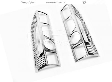 Накладки на стопи Citroen Jumper 2006-2014 - тип: abs plastic фото 1