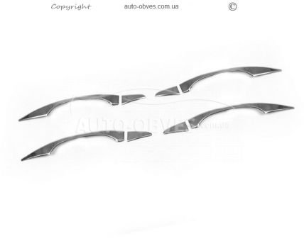 Накладки на дверные ручки Peugeot 508 фото 0
