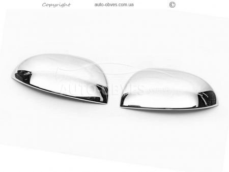 Накладки на дзеркала Hyundai Getz - тип: abs хром фото 2