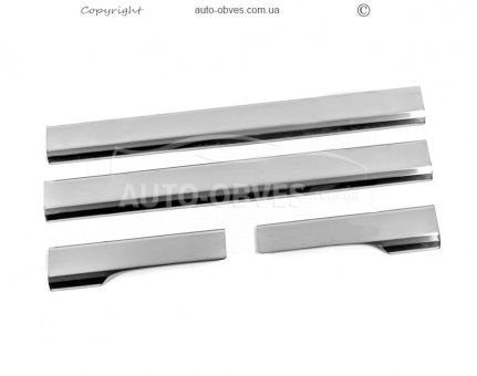 Door sills Chevrolet Aveo T250 2006-2012 - type: V2, 4 pcs фото 1