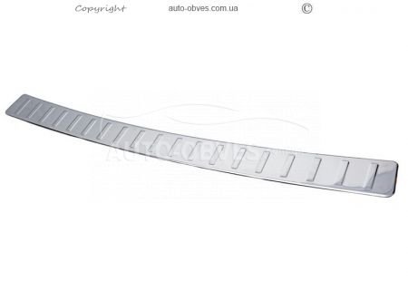 Rear bumper trim Citroen Nemo, Peugeot Bipper stainless steel фото 0