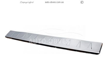 Rear bumper trim Nissan Primastar stainless steel фото 0