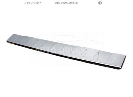 Rear bumper trim Nissan Primastar stainless steel фото 2