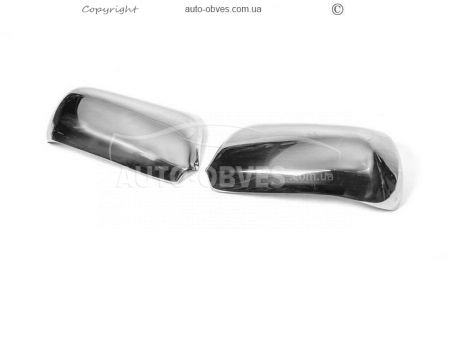 Covers for mirrors Ford Galaxy 1995-2006 stainless steel фото 0