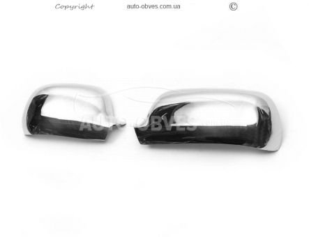 Covers for mirrors Volkswagen Passat B5 1996-2003 stainless steel фото 0