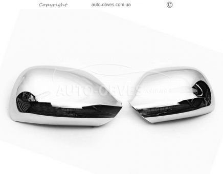 Хромированные накладки на зеркала Volkswagen Amarok abs хром фото 2