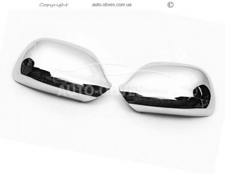 Chrome lining for mirrors Volkswagen Amarok 2016-... abs chrome фото 1