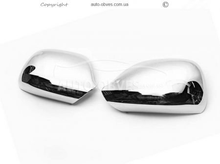 Хромовані накладки на дзеркала Volkswagen T5 - тип: abs хром фото 0