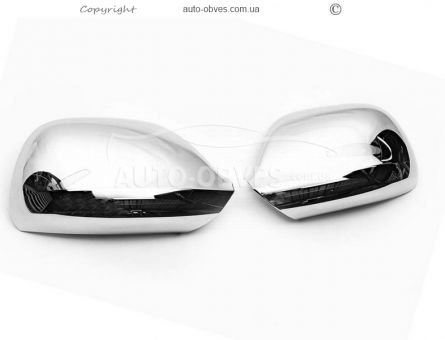 Хромированные накладки на зеркала Volkswagen T5 abs хром фото 2
