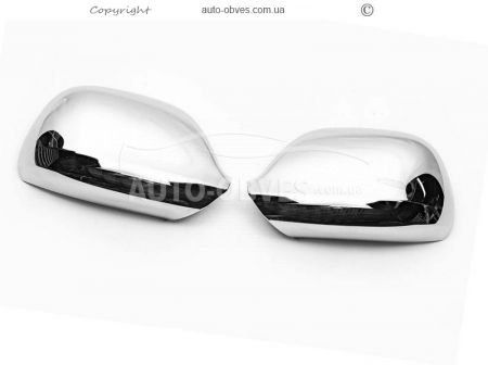 Хромовані накладки на дзеркала Volkswagen T5 - тип: abs хром фото 1