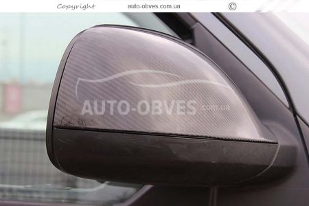 Covers for carbon fiber mirrors for VW T5 2010-2015, T6 2015-2020 фото 3
