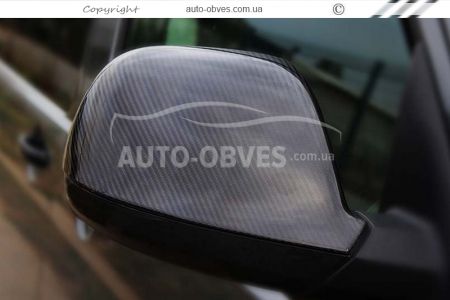 Накладки на дзеркала карбон на VW Amarok 2016-... фото 5