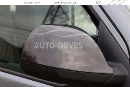 Covers for carbon fiber mirrors for VW T5 2010-2015, T6 2015-2020 фото 1