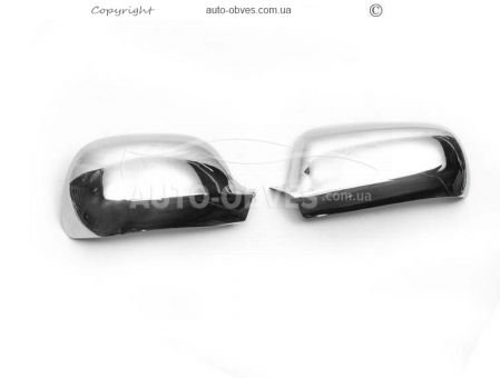 Хромированные накладки на зеркала Volkswagen Bora abs хром фото 1