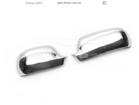 Хромированные накладки на зеркала Volkswagen Bora abs хром фото 2