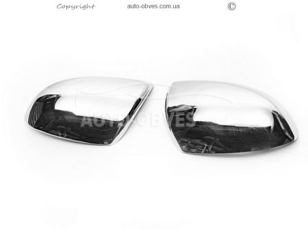Накладки на дзеркала Mazda 3 2009-2013 - тип: нержавійка фото 2