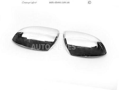 Накладки на зеркала Mazda 6 нержавейка фото 1