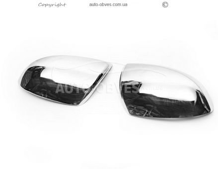 Covers for mirrors Mazda 6 stainless steel фото 2