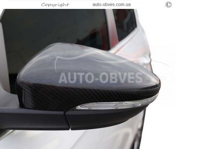 Covers for mirrors Volkswagen Passat CC carbon фото 0