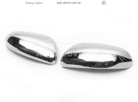 Covers for mirrors Renault Duster 2018-... stainless steel фото 2