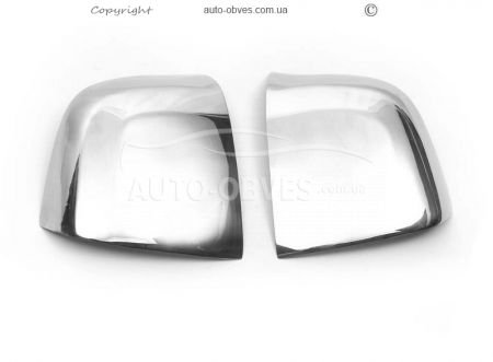 Covers for mirrors Fiat Doblo 2015-… stainless steel фото 0