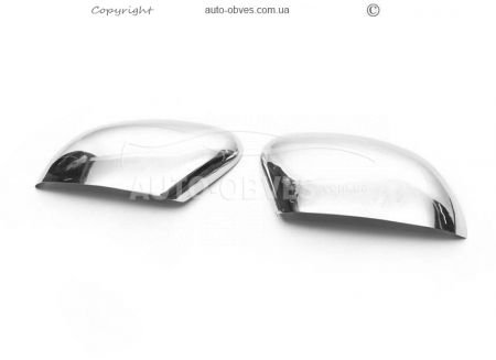 Covers for mirrors Ford Focus stainless steel фото 2