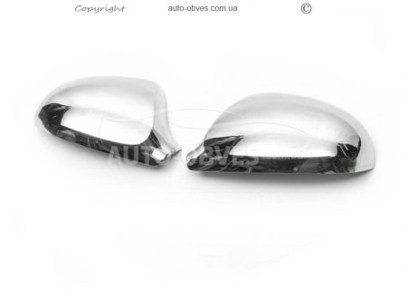 Covers for mirrors Volkswagen Passat B6 stainless steel фото 0