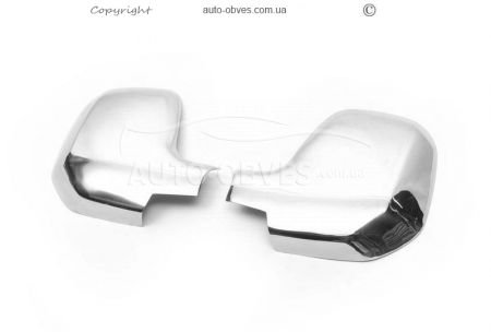 Covers for mirrors Citroen Berlingo 2008-2012 stainless steel photo 2