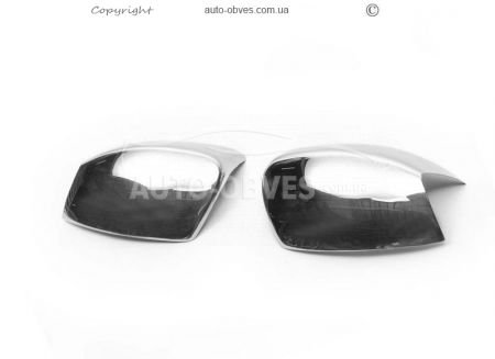 Covers for mirrors Ford Galaxy 2006-2015 stainless steel фото 0