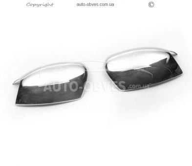 Covers for mirrors Ford Kuga 2009-2012 stainless steel фото 0