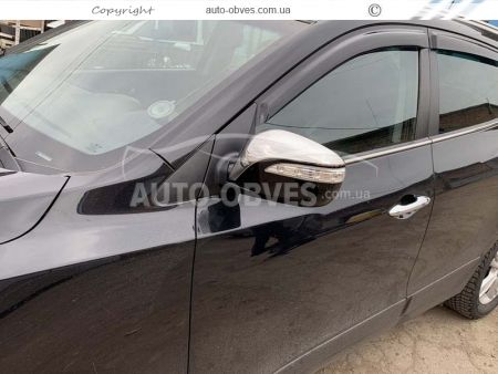 Covers for mirrors Hyundai ix35 2pcs narrow фото 3