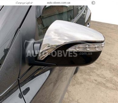 Накладки на зеркала Hyundai ix35 2шт узкие фото 2