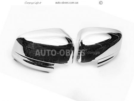 Covers for mirrors Ford Courier 2014-2017 abs plastic + chrome photo 3