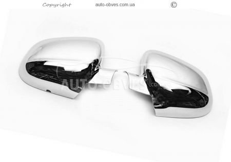 Хромовані накладки на дзеркала Mercedes Citan - тип: abs хром фото 2