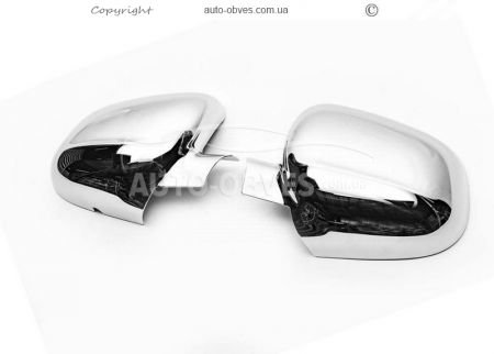 Хромовані накладки на дзеркала Mercedes Citan - тип: abs хром фото 0